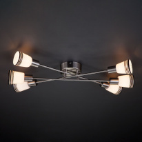 Накладная люстра Eurosvet 30132/6 сатин-никель в интернет магазине Гет Лайт