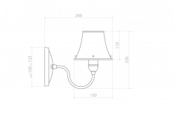 Бра Covali WL-58155 Купить с доставкой по Москве и России Бра Covali WL-58155