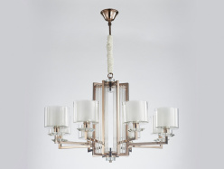 Фото Подвесная люстра Newport 4408+1/C black nickel