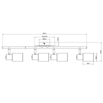 Спот ARTE Lamp A4510PL-4SS Цена на Спот ARTE Lamp A4510PL-4SS