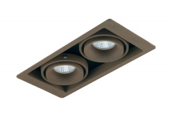 Фото Встраиваемый светильник Donolux DL18615/02WW-SQ Champagne/Black