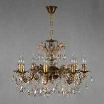 Фото Подвесная люстра AMBIENTE by BRIZZI 2118/8 PB Tear drop