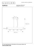 Купить с доставкой по Москве и России Подвесной светильник LUCIDE 30474/04/30