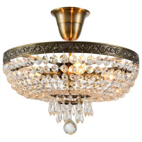 Фото Люстра на штанге Natali Kovaltseva ROCOCO 81407/4C ANTIQUE