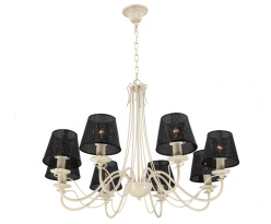 Подвесная люстра Lucia Tucci BRISTOL 890.8 ivory Фото Подвесная люстра Lucia Tucci BRISTOL 890.8 ivory