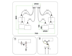Цена на Подвесная люстра Ambrella Light TR8132