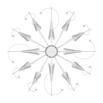 Купить с доставкой по Москве и России Накладная люстра Lightstar 711120