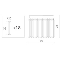 Бра Divinare 3002/05 AP-2 в интернет магазине Гет Лайт