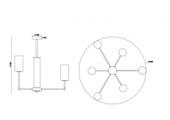Люстра на штанге Freya FR5184PL-06CH в интернет магазине Гет Лайт