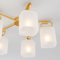 Купить Люстра на штанге Eurosvet 30143/5 латунь