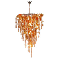 Фото Каскадная люстра AM Group TIFFANY SP7 GOLD