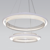 Купить Подвесная люстра Eurosvet 90241/2 белый/ серебро Smart