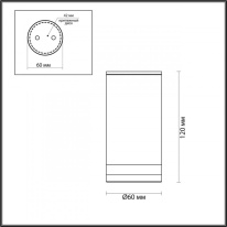 Цена на Накладной уличный светильник Odeon Light 6605/1C