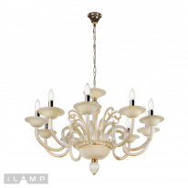 Подвесная люстра iLamp P2318-10GD в интернет магазине Гет Лайт