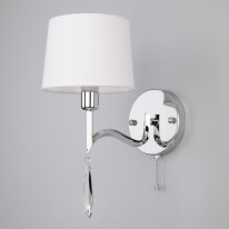 Бра Eurosvet 10127/1 хром/прозрачный хрусталь Strotskis (10093/1) Фото Бра Eurosvet 10127/1 хром/прозрачный хрусталь Strotskis (10093/1)