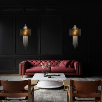 Бра LOFT IT 10107 Silver black в интернет магазине Гет Лайт