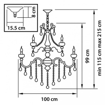 Цена на Подвесная люстра Lightstar 787182