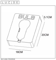 Бра LUCIDE 35212/01/41 в интернет магазине Гет Лайт