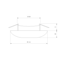 Цена на Встраиваемый светильник Elektrostandard 2220 MR16 CL прозрачный подсветка мульти
