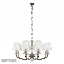 Подвесная люстра iLamp P9399-8 nic Фото Подвесная люстра iLamp P9399-8 nic