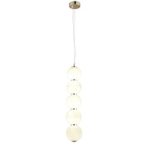 Подвесная люстра Natali Kovaltseva LED LAMPS 81100/5C GOLD WHITE Фото Подвесная люстра Natali Kovaltseva LED LAMPS 81100/5C GOLD WHITE