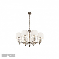 Фото Подвесная люстра iLamp P2404-8 Nickel