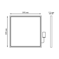 Купить с доставкой по Москве и России Офисный светильник Gauss 145024236