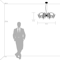 Купить с доставкой по Москве и России Подвесная люстра Lightstar 755084
