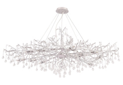 Фото Подвесная люстра Crystal Lux REINA V2 SP12 L1500 SILVER PATINA