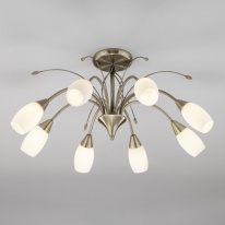 Фото Люстра на штанге Eurosvet 30280/8 античная бронза