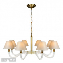 Фото Подвесная люстра iLamp YT2043-8 GD+Cear