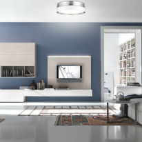 Цена на Накладной светильник TK Lighting 4179 Hilton Silver