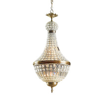Фото Подвесная люстра DeLight Collection KR0107P-5 antique brass