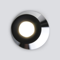 Встраиваемый светильник Elektrostandard 124 MR16 черный/серебро в интернет магазине Гет Лайт