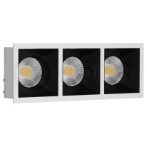 Фото Встраиваемый светильник LeDron RISE KIT 3 White/Black
