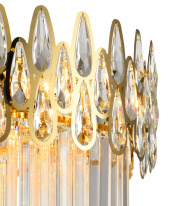 Цена на Каскадная люстра Natali Kovaltseva NAVIS 76019/8C GOLD