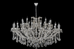 Подвесная люстра Crystal Lux HOLLYWOOD SP20+10 CHROME Фото Подвесная люстра Crystal Lux HOLLYWOOD SP20+10 CHROME