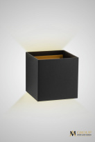 Фото Бра AM Group AM112-2X5W-BK+GD