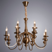 Подвесная люстра ARTE Lamp A6097LM-12PB в интернет магазине Гет Лайт