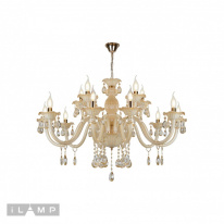 Фото Подвесная люстра iLamp 81072-10+5 WH