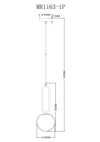 Подвесной светильник MyFar MR1163-1P Подвесной светильник MyFar MR1163-1P в интернет магазине Гет Лайт