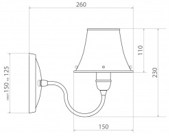 Цена на Бра Covali WL-38006