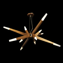 Цена на Подвесная люстра LOFT IT 10160 Dark wood