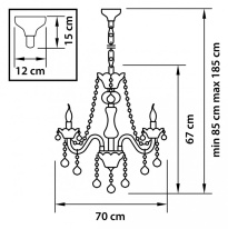 Цена на Подвесная люстра Lightstar 738082