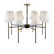Фото Люстра на штанге Freya FR5196PL-08BBS