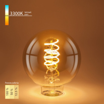 Фото Светодиодная лампа Elektrostandard Dimmable BL161 5W 2700K E27 (G95 тонированный)