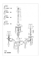 Подвесная люстра Lightstar 701061 в интернет магазине Гет Лайт