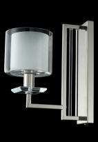 Купить Бра Crystal Lux NICOLAS AP1 NICKEL/WHITE