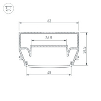 Купить Профиль Arlight 040700