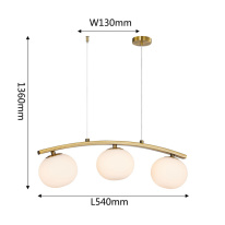Купить с доставкой по Москве и России Подвесная люстра Favourite 4055-3P